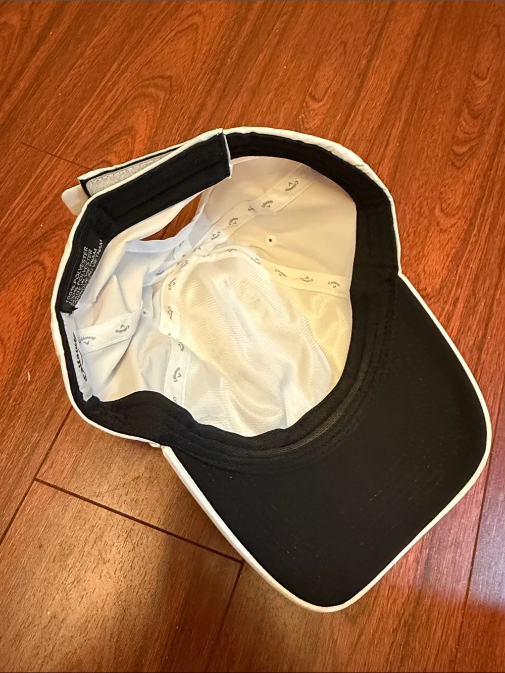 Callaway by Ponyflow White Cap with Black Logo